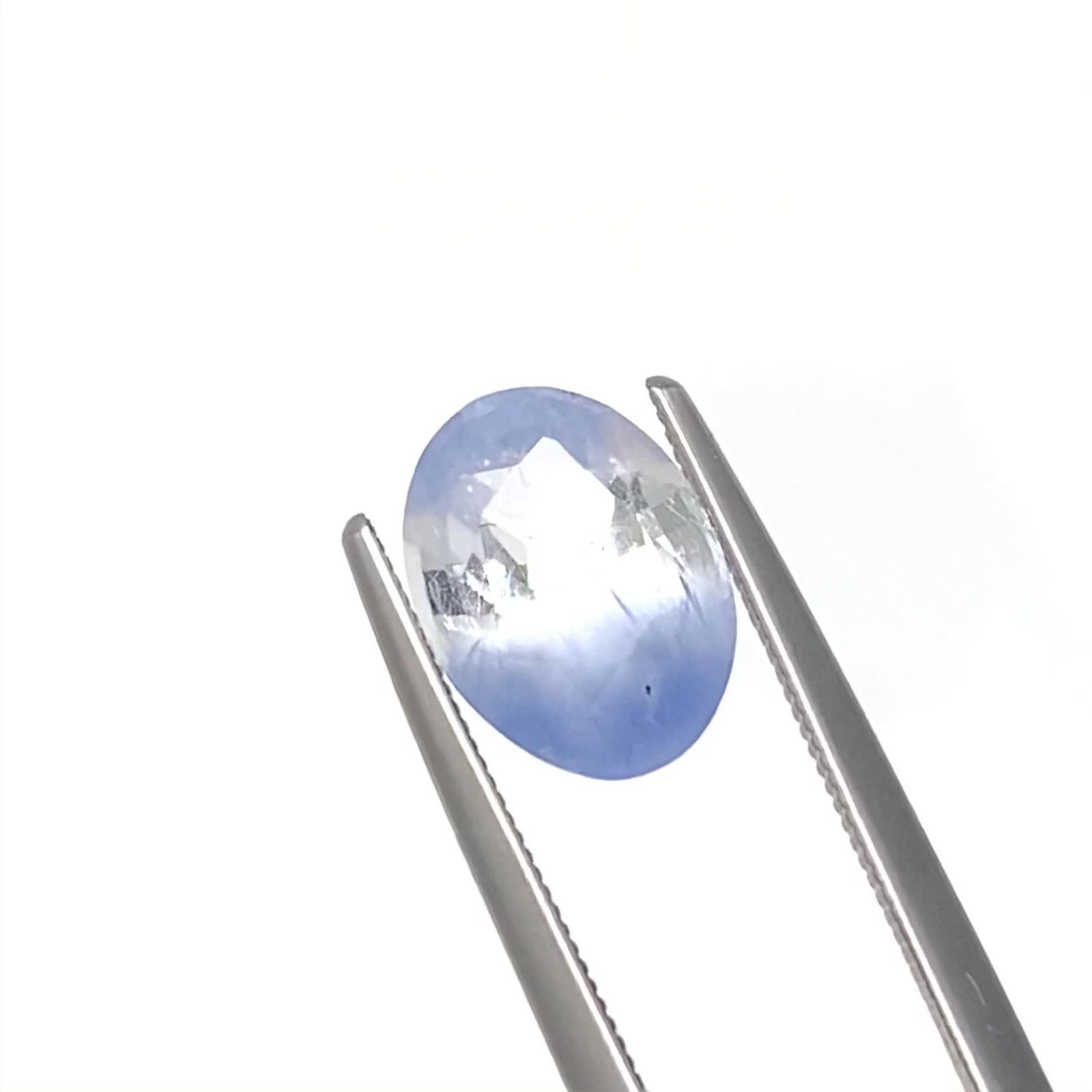 デュモルチェライトインクォーツ ブラジル産 2.45ct / 10.4x7.6mm前後