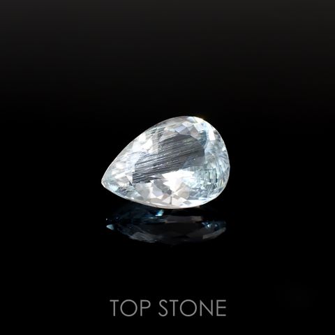 ニードルイントパーズ(チューブイントパーズ) ブラジル産 8.88ct[221018522]15.4x11.5mm前後