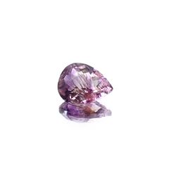 ◇チェッカーカット◇アメジストエレスチャル ブラジル産 2.39ct [250730853]10.4x8.1mm前後