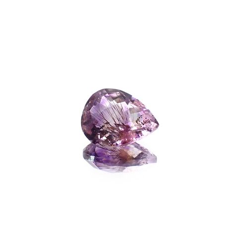 ◇チェッカーカット◇アメジストエレスチャル ブラジル産 2.39ct [250730853]10.4x8.1mm前後