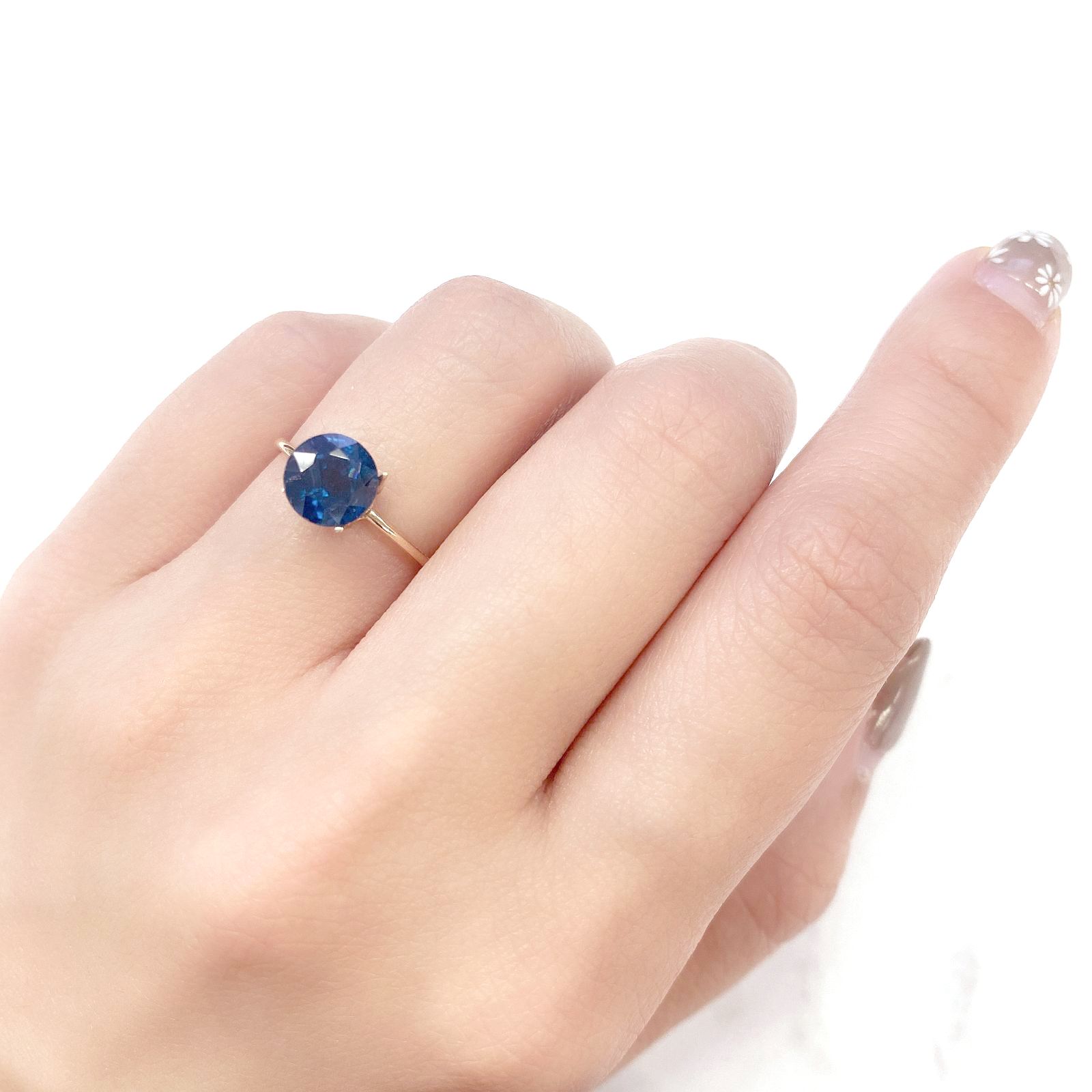 オーシャンブルーカイヤナイト(宝石名カイヤナイト) インド・オリッサ州産 2.06ct 識別済[210912370]7×7mm前後