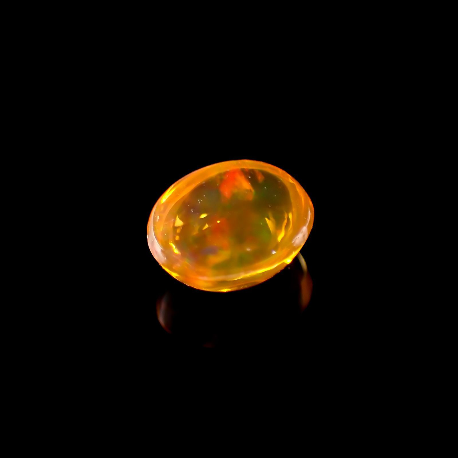 ファイヤーオパール メキシコ産 0.35ct[220917620]5.6x4.6mm前後