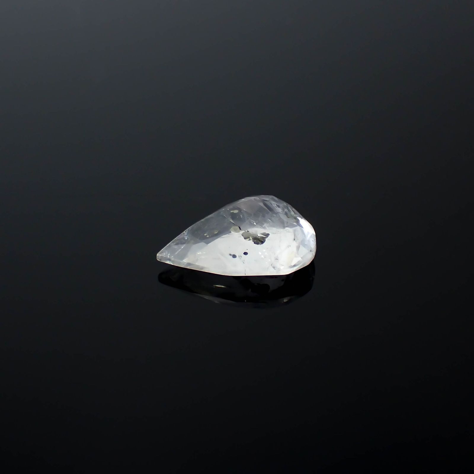 パイライトインクォーツ(マーカサイトインクォーツ) ブラジル産 7.79ct / 17.3x12.4mm前後 [240225913]