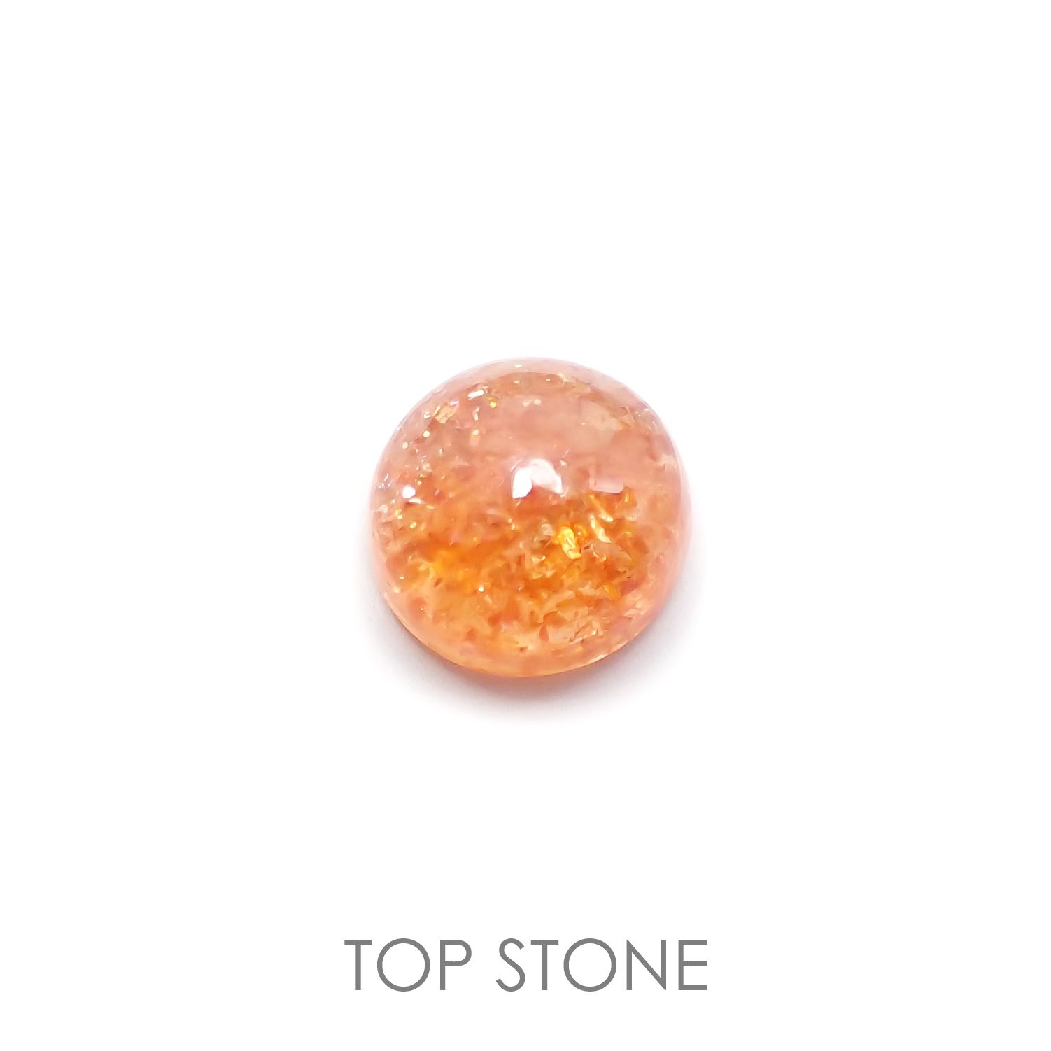 イリュージョンサンストーン タンザニア産 ルース 1.37ct[210510865]7.1×6.9mm前後