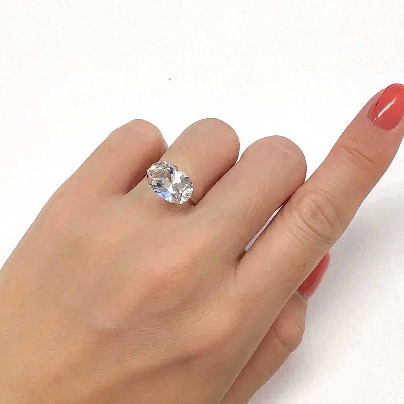 ◇カスタムカット◇スキャポライト フルオレッセンス モザンビーク産 4.28ct[240929133]13.3x8.8mm前後