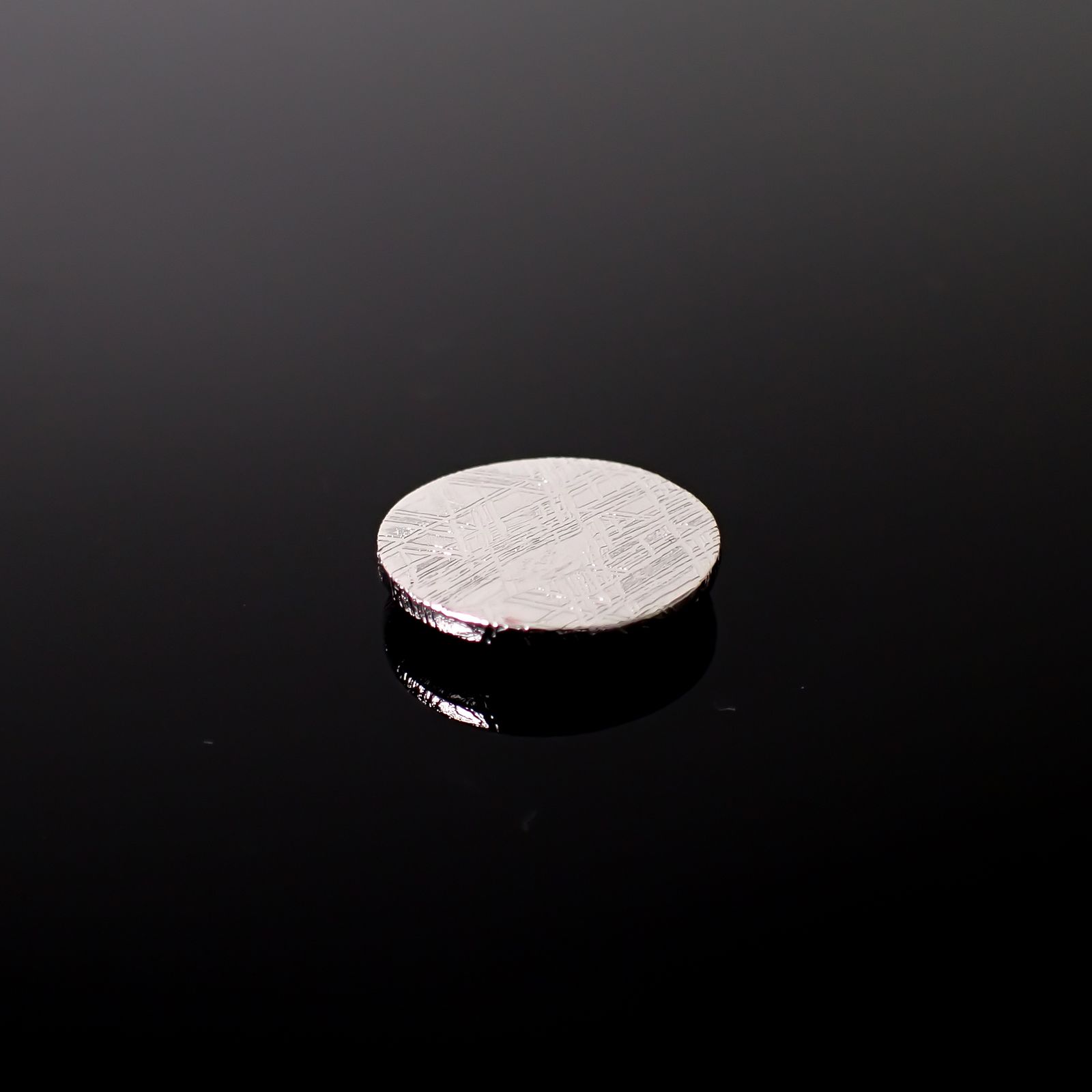 ムオニナルスタ隕石 発見地:スウェーデン 14.92ct[240125745]15.1x15.1mm前後