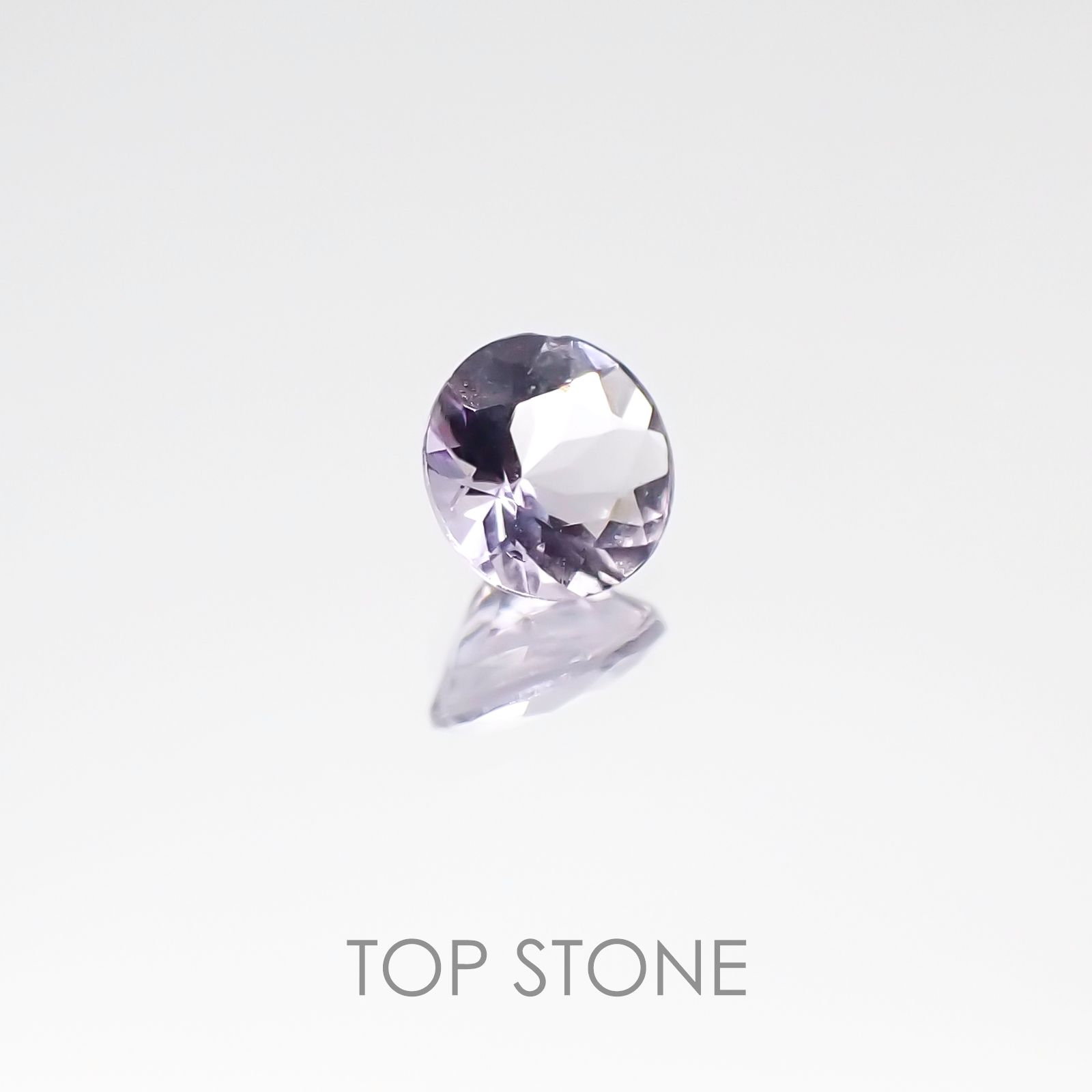 マリアライト(宝石名パープル・スキャポライト) スリランカ産 0.19ct 識別済[20106661]3.9×3.9mm前後