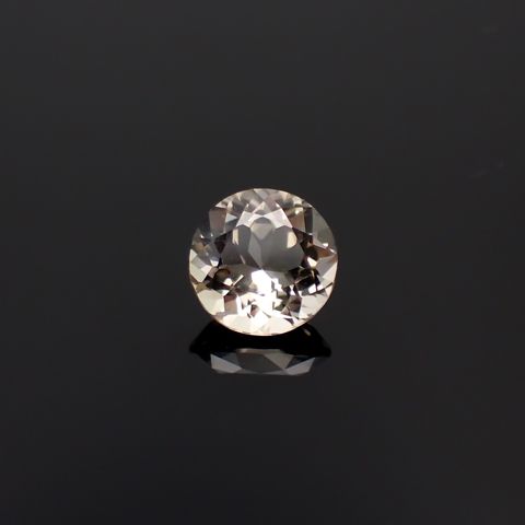 含バリウム・サニディン(宝石名サニディン)ドイツ産 1.38ct 識別済[231224971]7.4x7.4mm前後