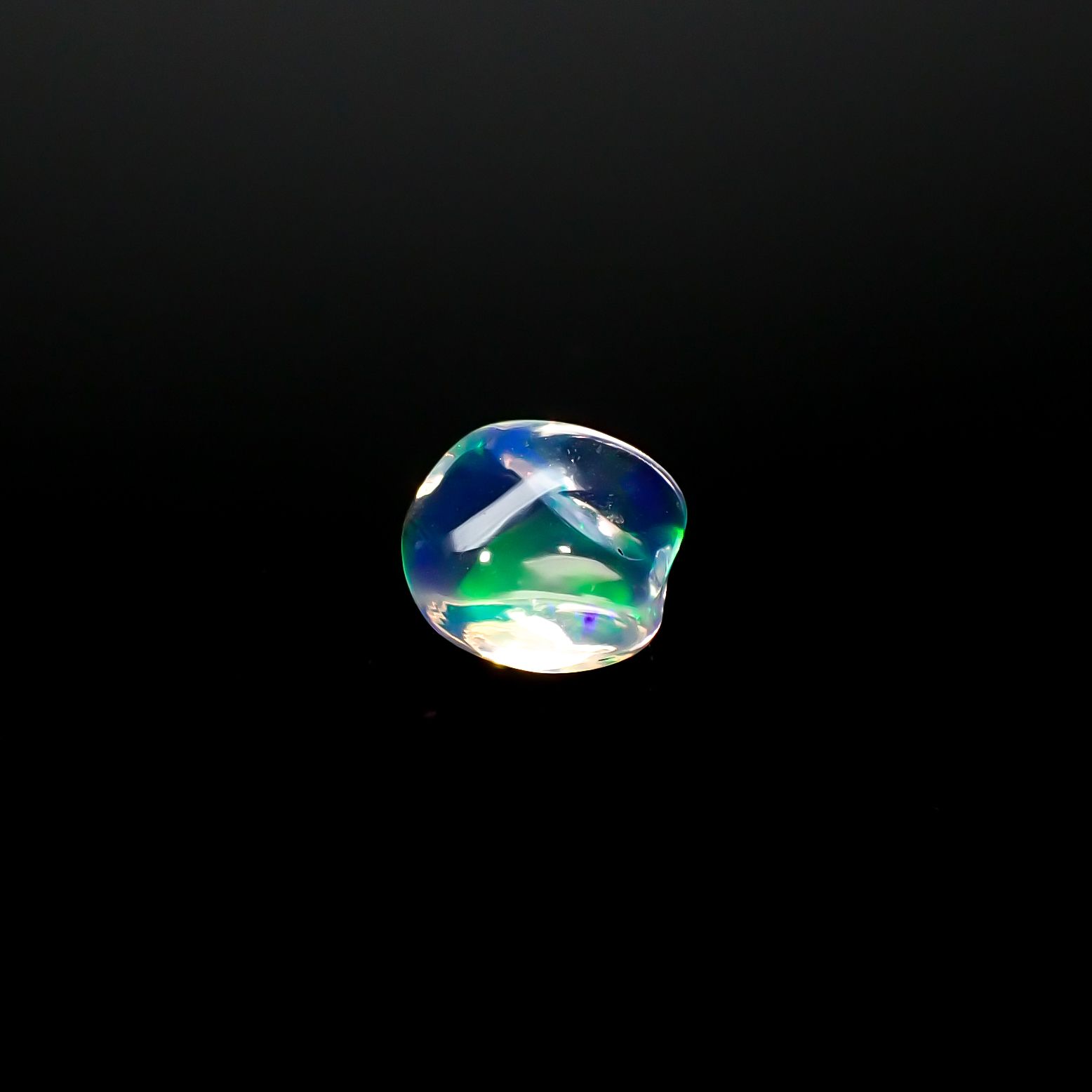 ウォーターオパール 原石 メキシコ産 1.54ct[240125313]7.7x7mm前後