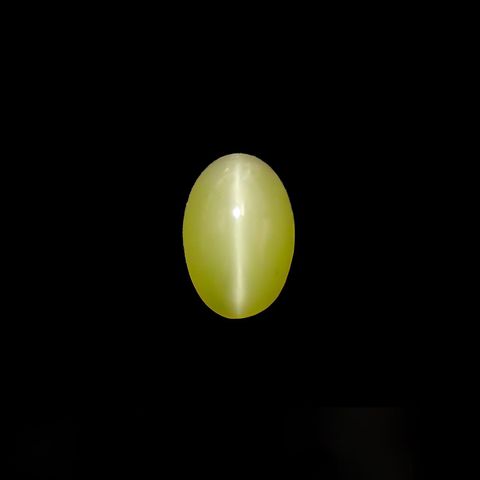 クリソベリルキャッツアイ スリランカ産 0.63ct / 5.7x3.8mm前後 [260118249]