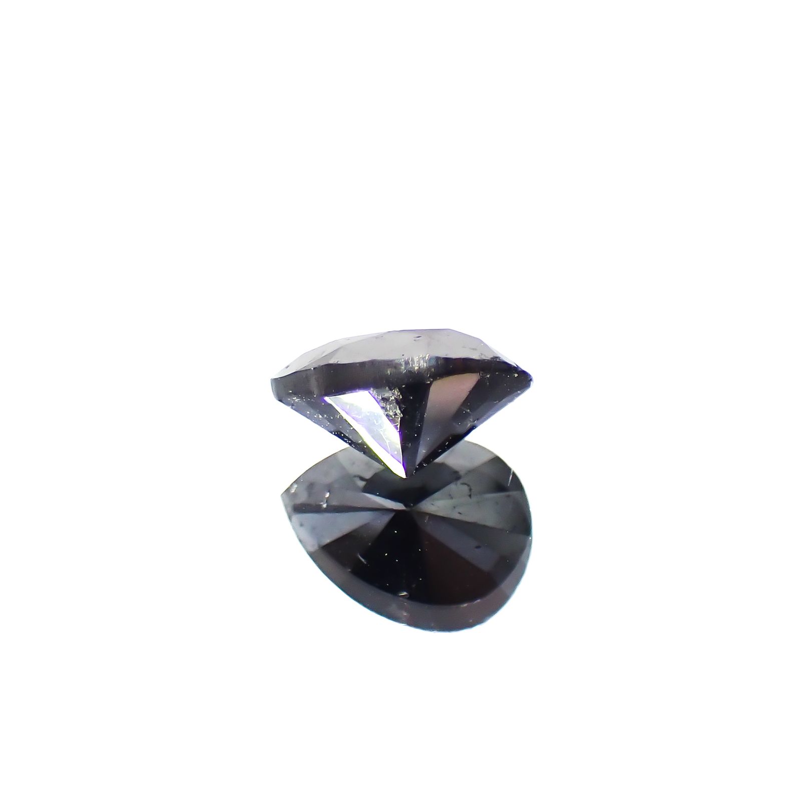 ブラックダイヤモンド(宝石名ダイアモンド)ジンバブエ産 1.31ct 識別済[240928905]8x6.1mm前後
