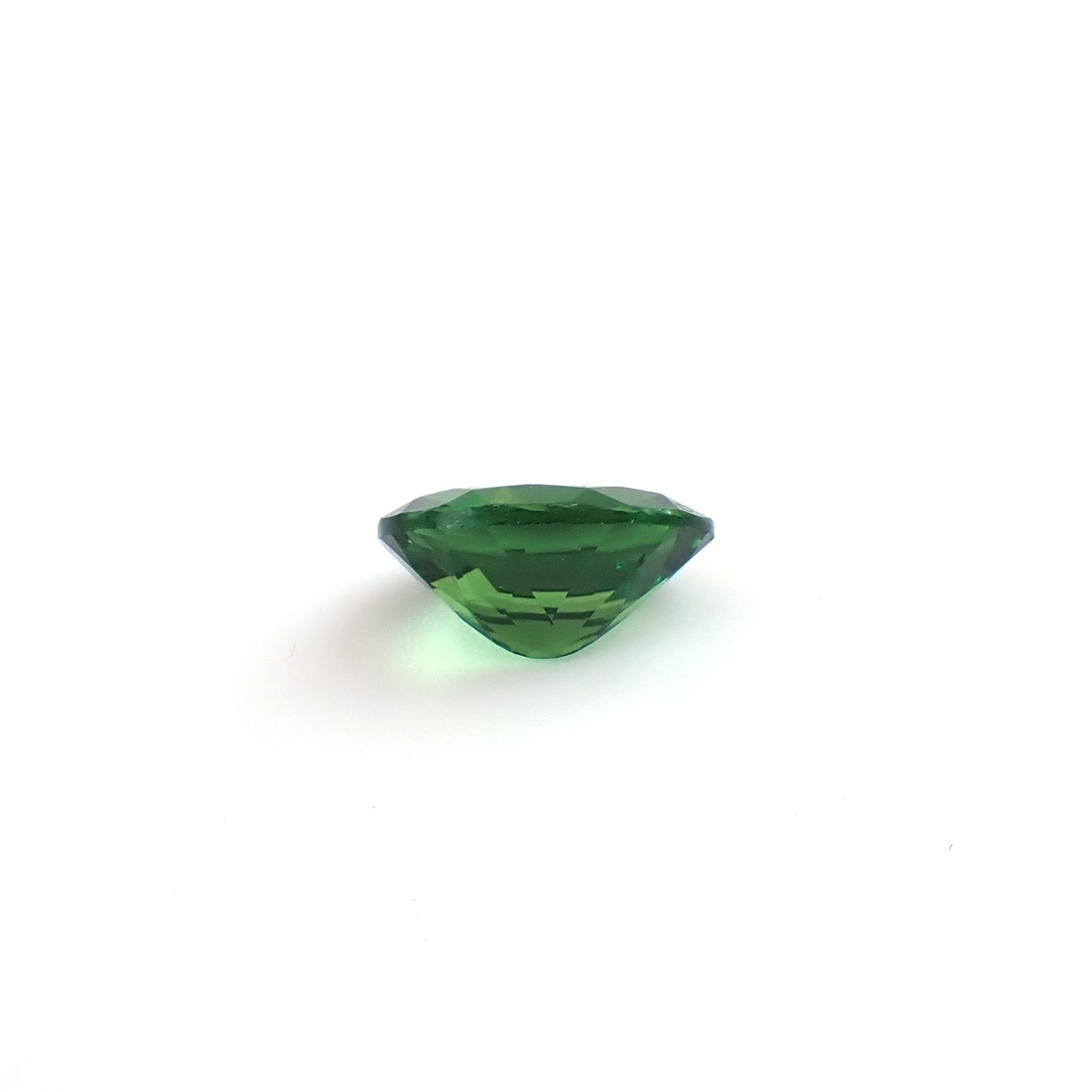 クロムトルマリン(宝石名クロム・トルマリン)タンザニア産 ソ付(彩珠) 1.433ct / 8.5x6.5mm前後 [260932607]