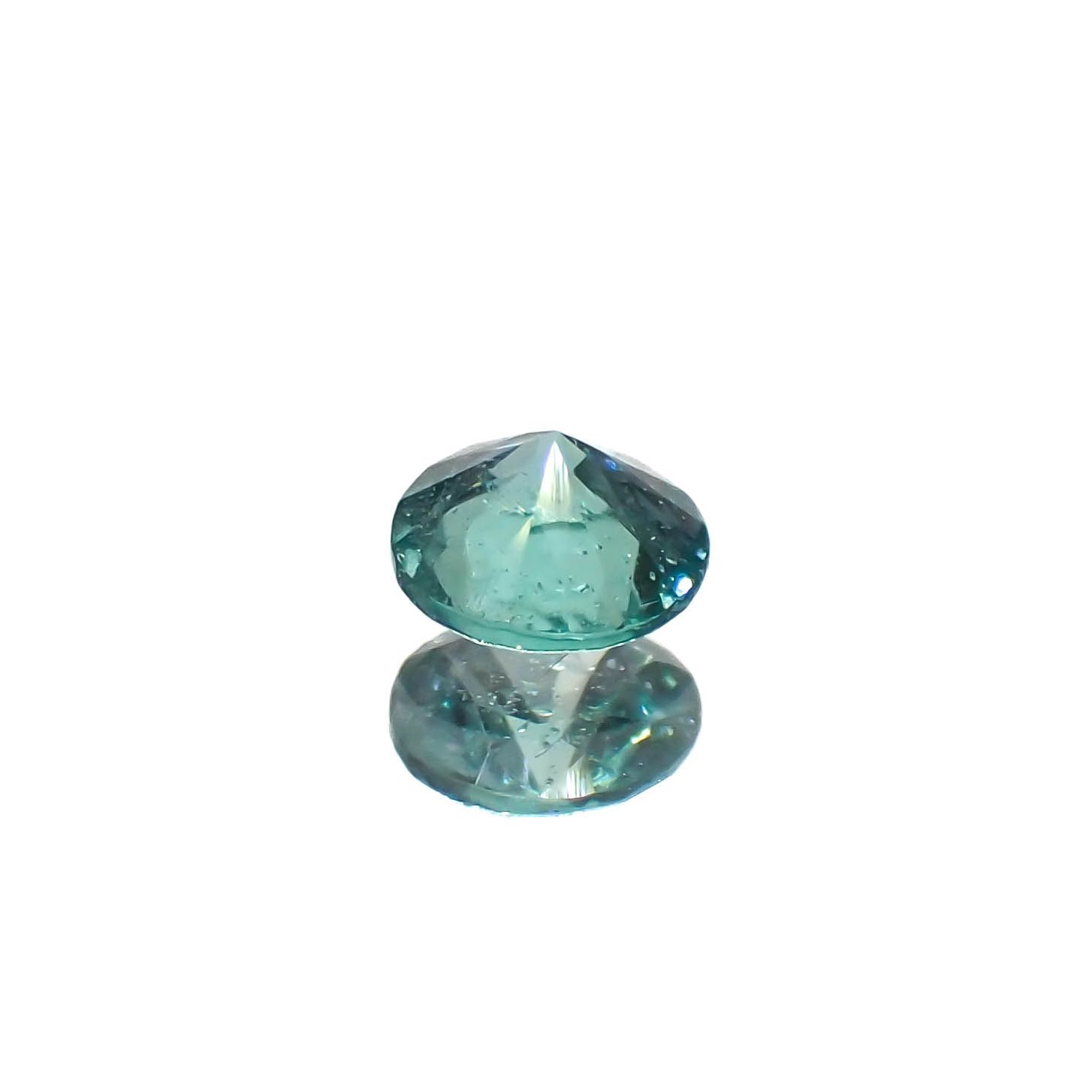 ブルーグリーンコーネルピン(宝石名ブルー グリーン・コーネルピン)タンザニア産 0.16ct 識別済[240527672]3.4x3.4mm前後