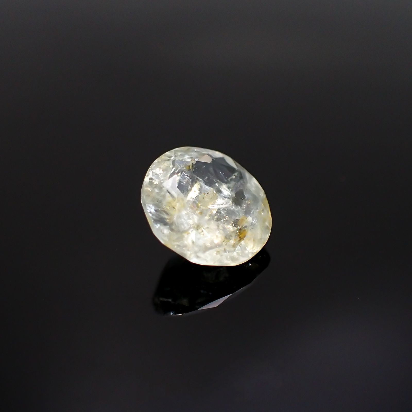 オーロラアクアマリン ブラジル産 2.67ct[220114408]9.7x9.6mm前後