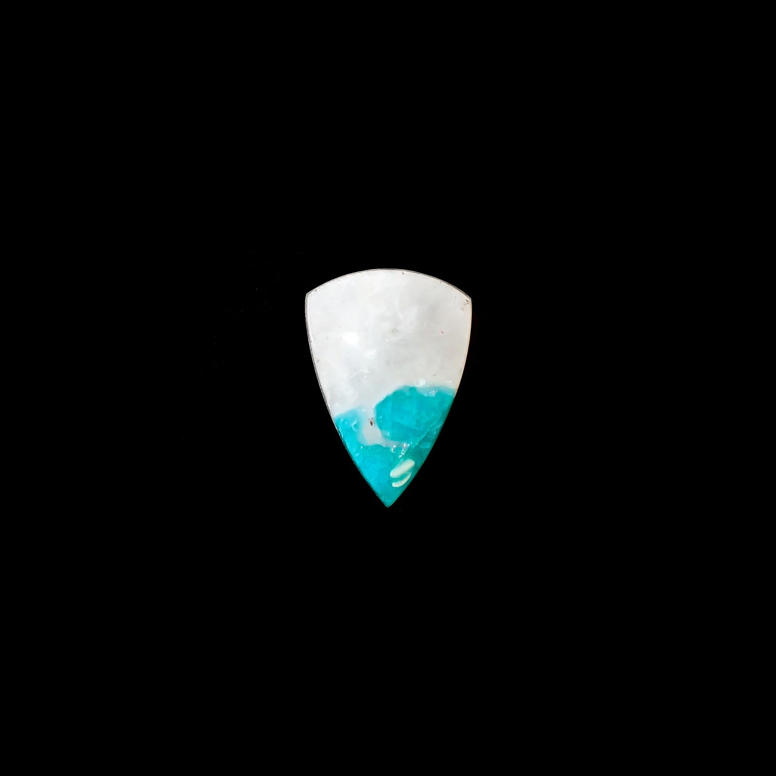 マトリックスアマゾナイト(アマゾナイトインクォーツ/フェルドスパー) ブラジル産 5.73ct[240226332]15.1x10.5mm前後