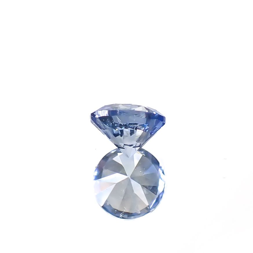 アイスブルーサファイア スリランカ産 0.18ct [250129736]3.3x3.3mm前後