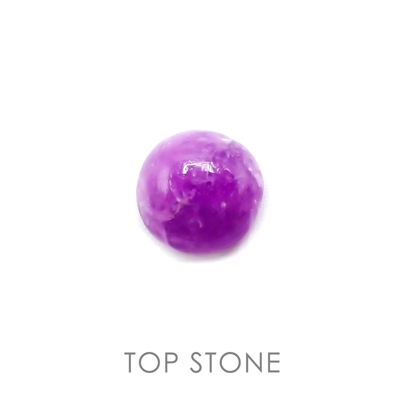 ハックマナイト ビルマ産 ルース 1.36ct[20106844]7.6×7.6mm前後