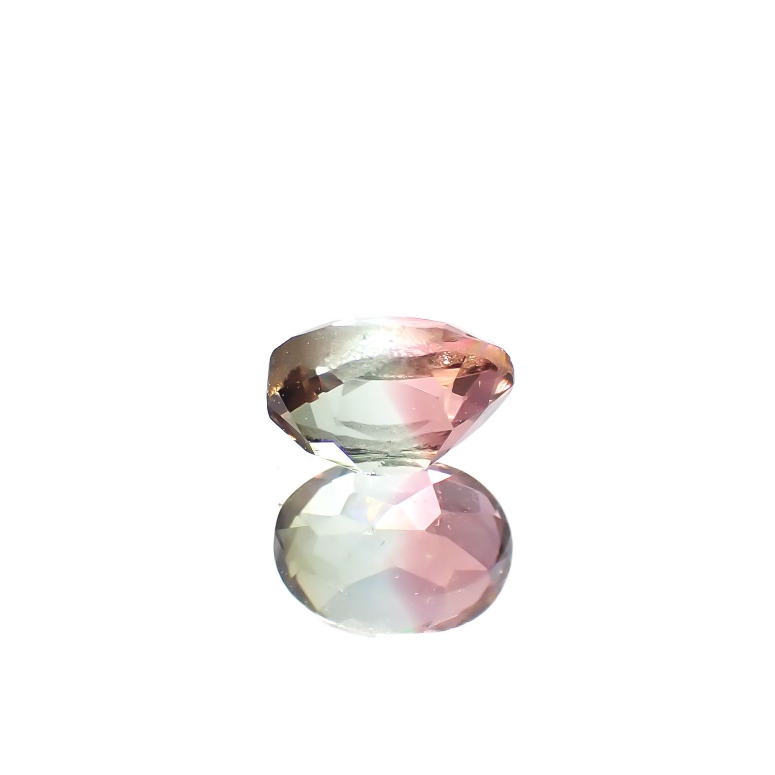バイカラートルマリン ブラジル産 0.44ct[240929007]5.1x3.9mm前後