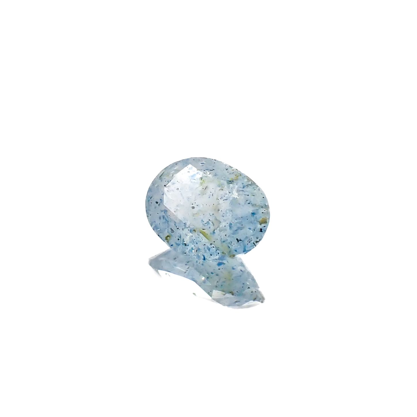 ラズライトインクォーツ アフガニスタン産 1.15ct[240125845]8.2x6.2mm前後