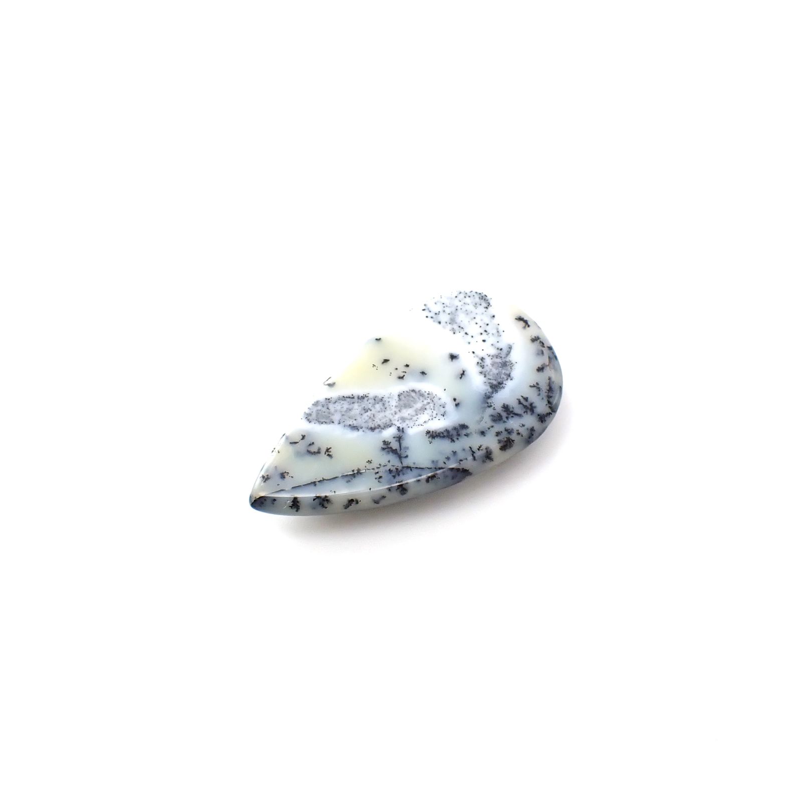 デンドリチックオパール ブラジル産 18.03ct [250931119]31.1x17.5mm前後