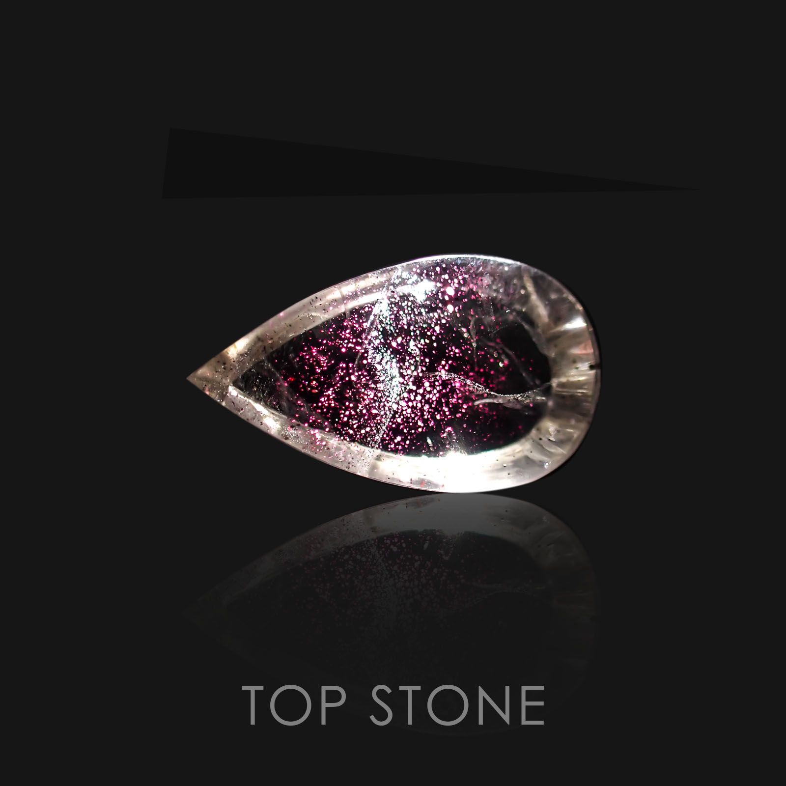 ティンカーベルクォーツ ブラジル産 ルース 8.21ct[20128632]19.4×11mm前後