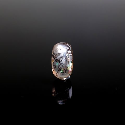 レインボーラティスサンストーン オーストラリア産 2.32ct [250730692]11x6.5mm前後