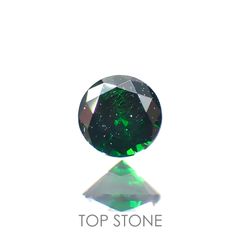 デマントイドガーネット(宝石名デマントイド・ガーネット) ロシア産 0.135ct ソ付(彩珠)[20129274]3×3mm前後