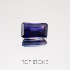 バイカラーサファイア(宝石名バイカラー・サファイア) タンザニア産 1.30ct 識別済[20129278]7.5×4.3mm前後