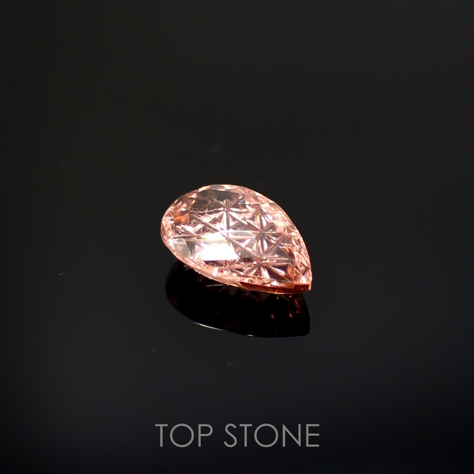 ◇甲州貴石切子Plus Three◇オレンジトルマリン(宝石名トルマリン) カード付き ブラジル産 2.47ct 識別済[220716747]11.8x8.1mm前後