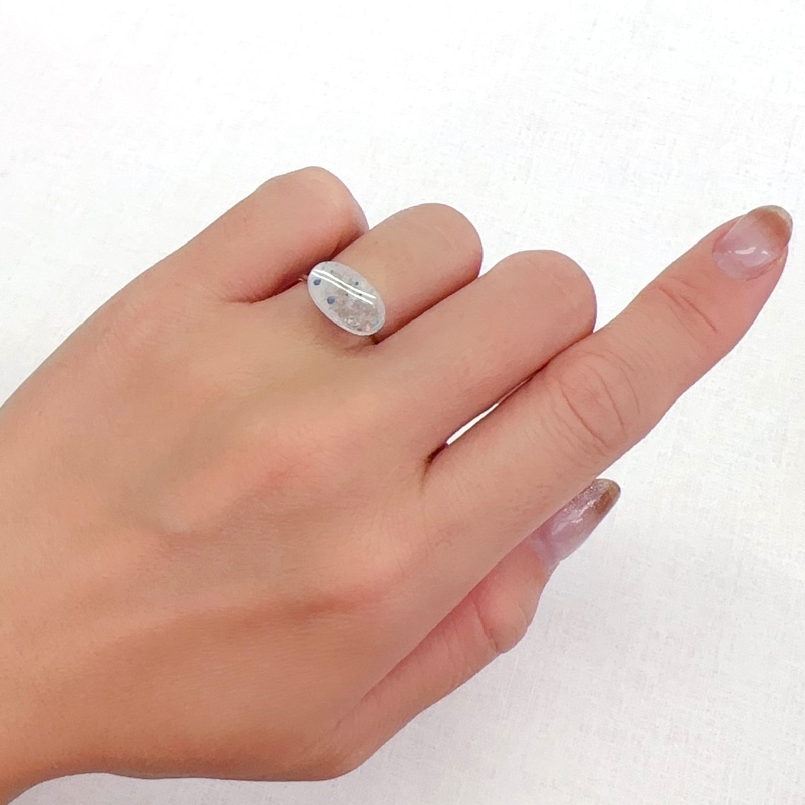 パライバクォーツ ブラジル産 3.62ct[231023601]13.1x7.8mm前後