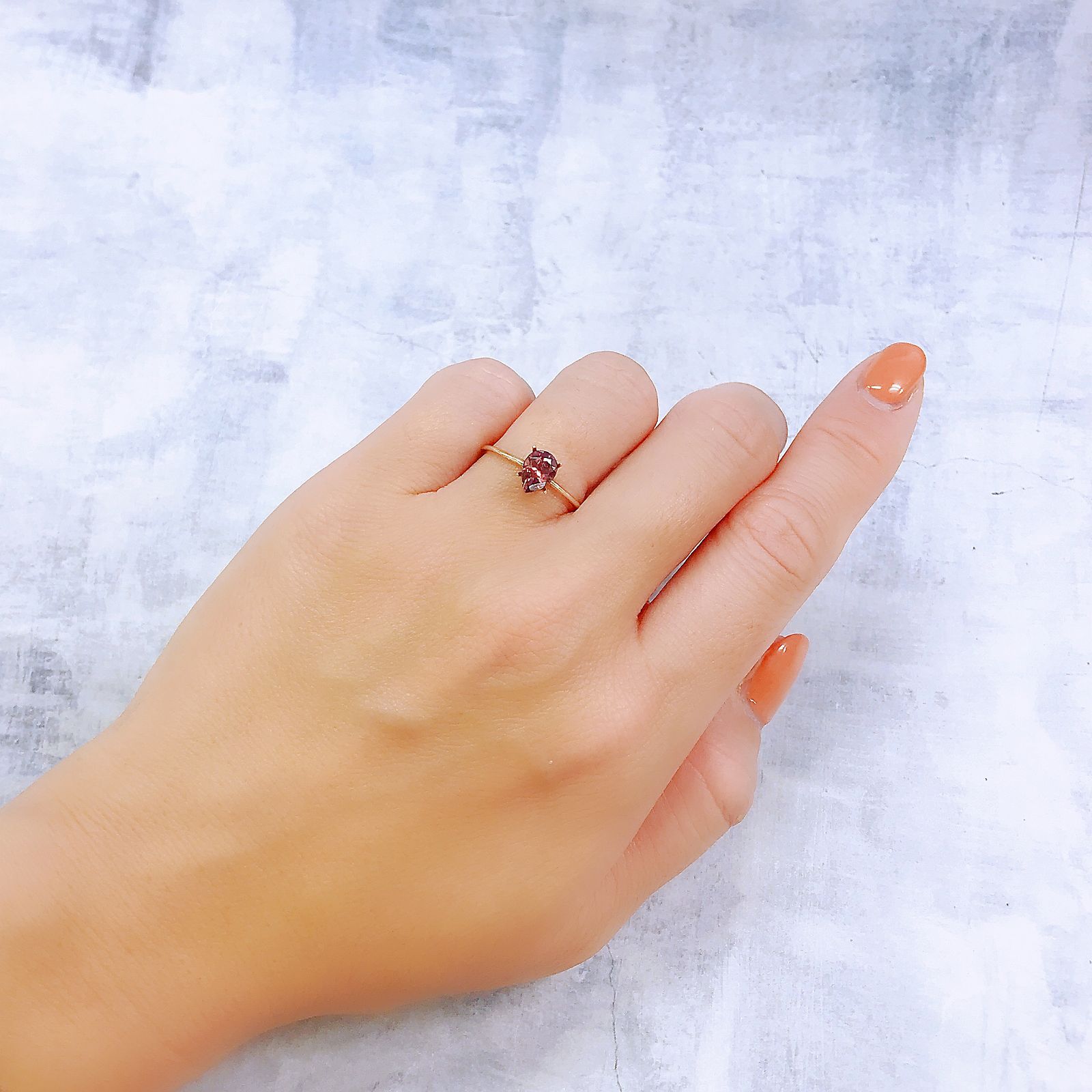 ピンクジルコン(宝石名ジルコン)スリランカ/カンボジア産 1.13ct 識別済[221018487]7.1x5mm前後