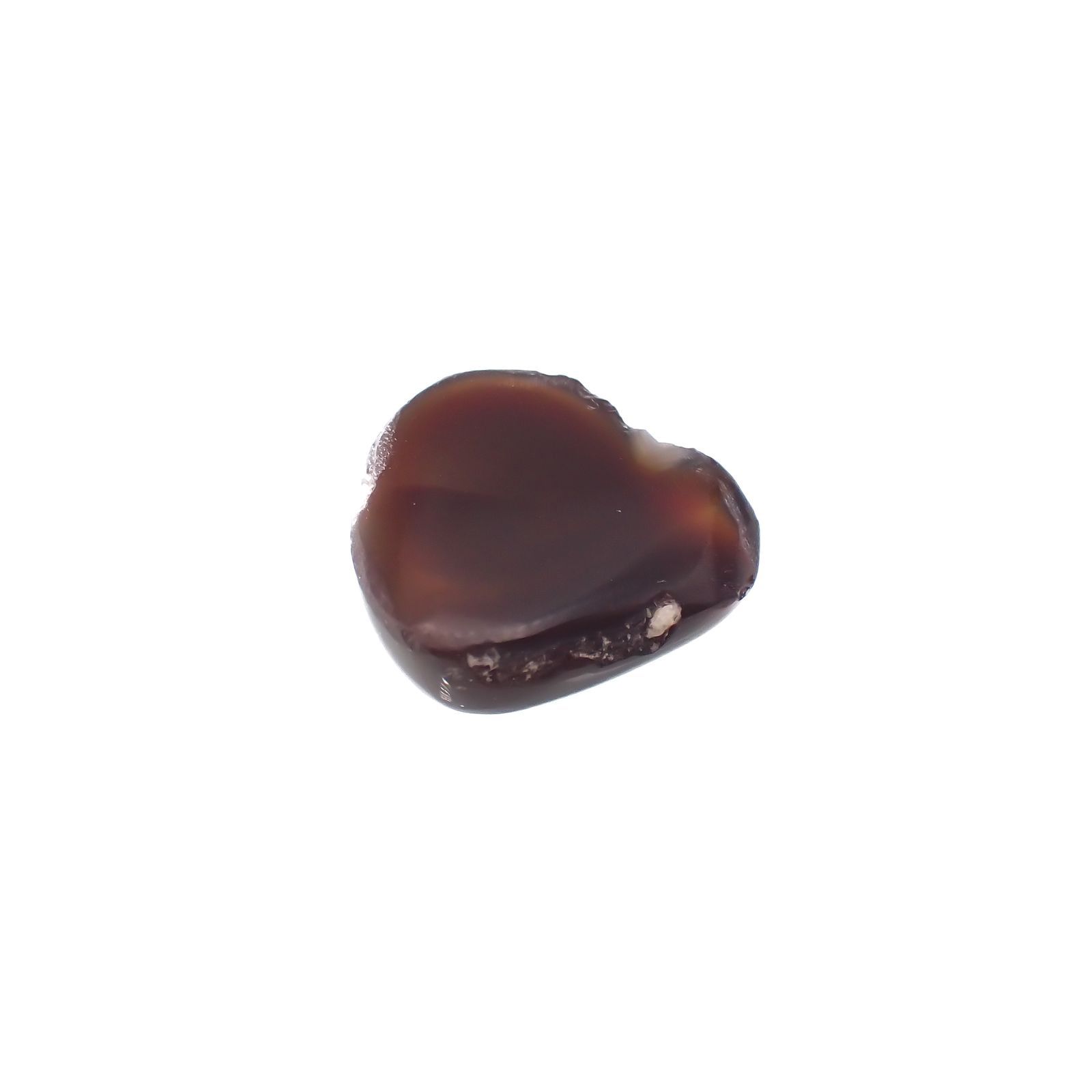 ◇フリーフォーム◇ファイヤーアゲート メキシコ産 6.91ct[220917763]12.4x13.3mm前後