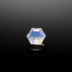 ◇ヘキサゴンカット◇エチオピアオパール エチオピア産 0.17ct[240226211]4x3.8mm前後