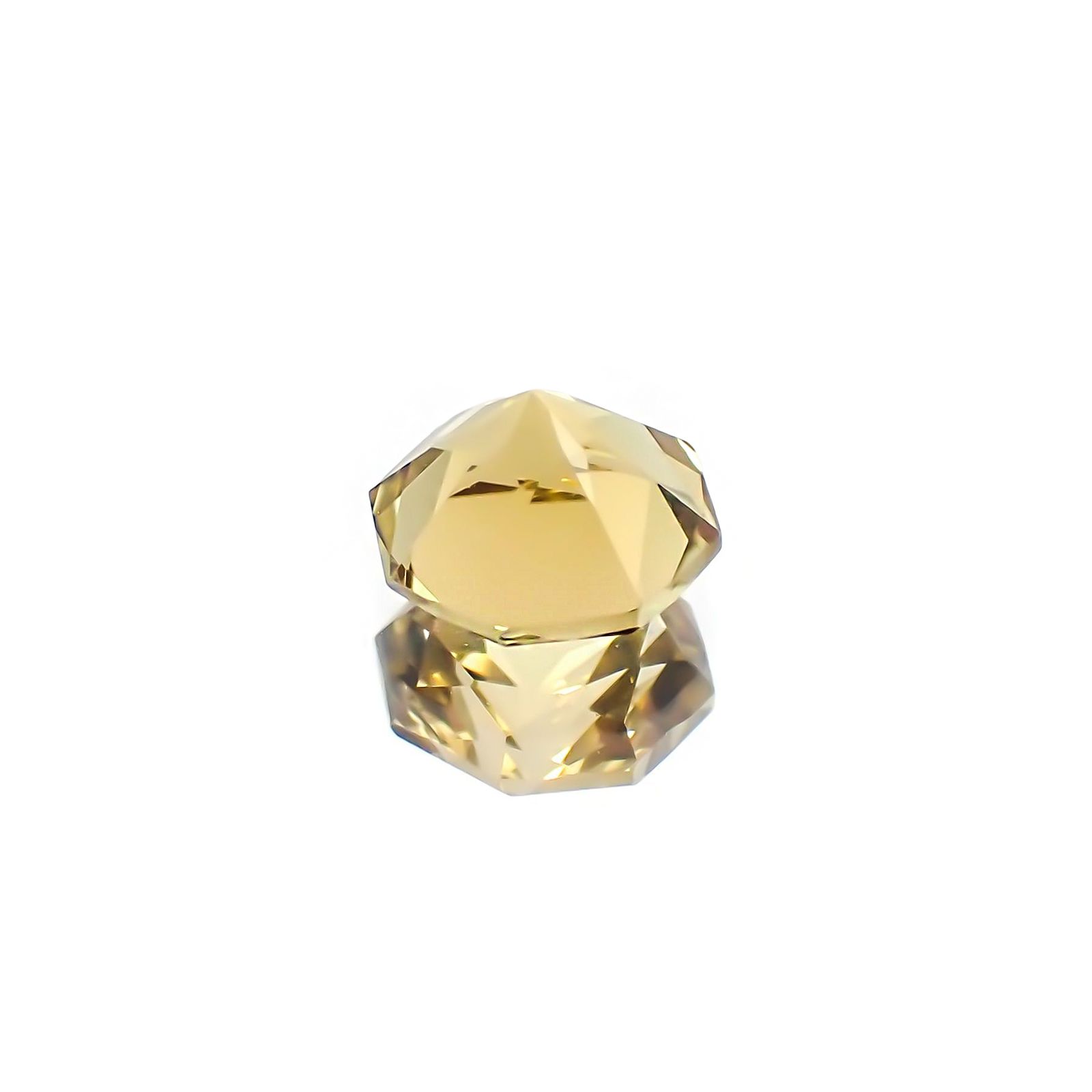 ◇オクタゴンカット◇イエロートルマリン(宝石名トルマリン)ブラジル/アフリカ産 識別済 0.54ct / 5.1x5.1mm前後 [260424207]