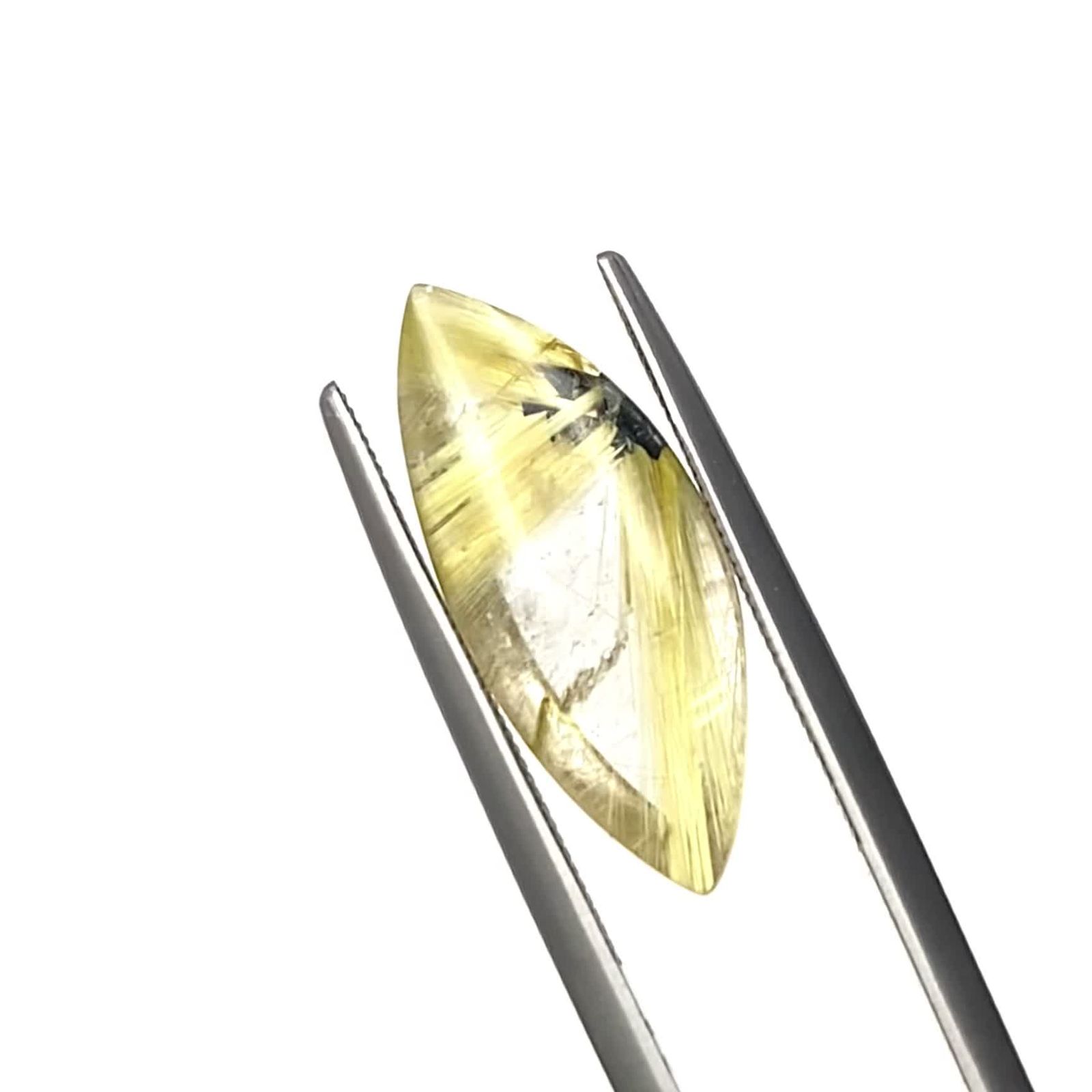 太陽ルチルクォーツ ブラジル産 5.30ct[240427304]20.5x8.2mm