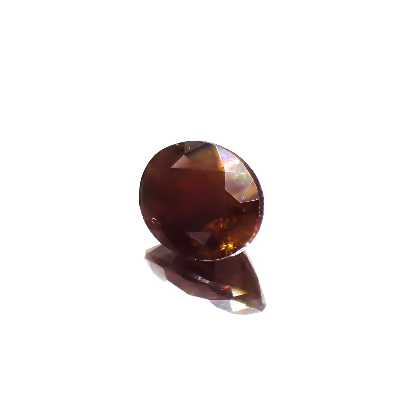レインボーガーネット 日本・奈良県産 1.73ct[231023639]7.8x6.5mm前後