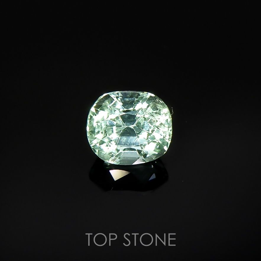 シーフォームトルマリン(宝石名トルマリン)アフガニスタン産 1.03ct 識別済[220115307]6.1x5.3mm前後