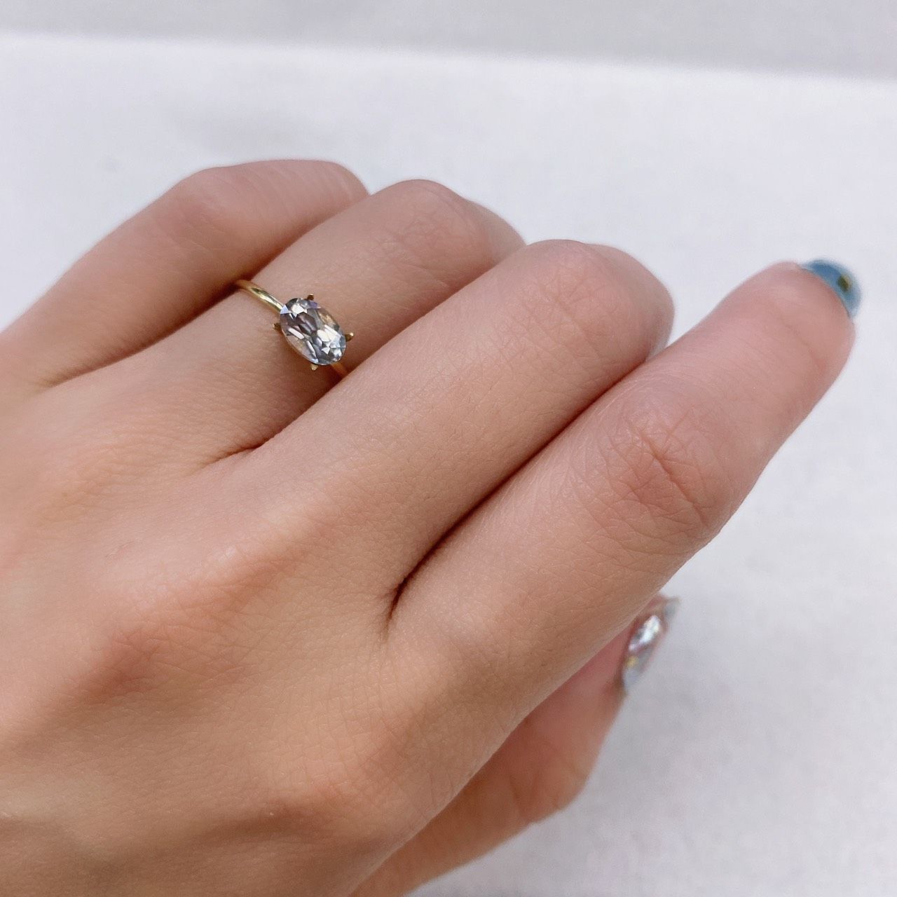 ダイアスポア(カラーチェンジ) トルコ産 ルース 0.91ct[210812416]7×4.6mm前後