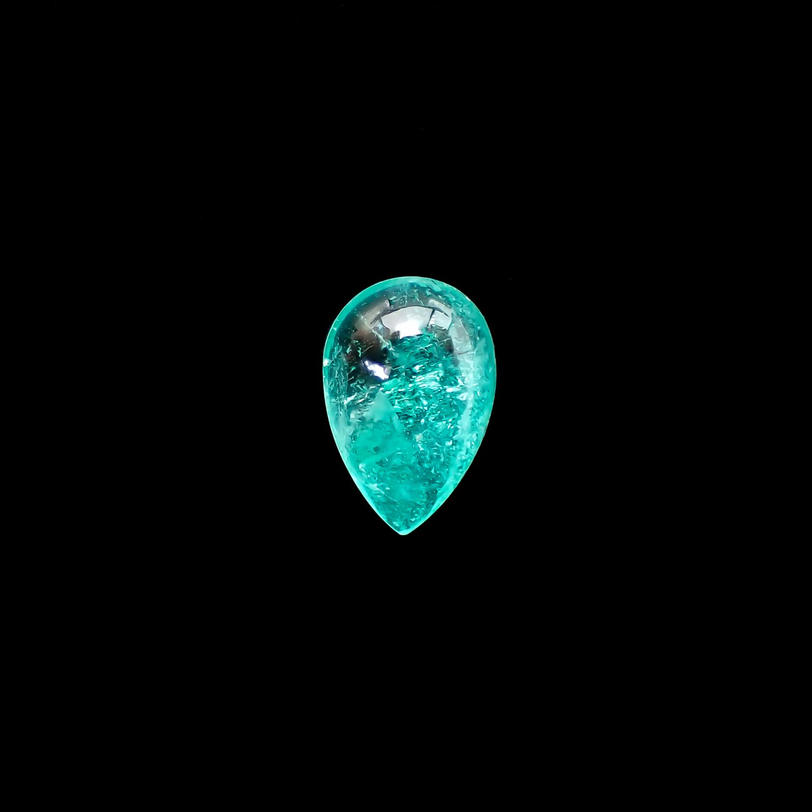 パライバトルマリンキャッツアイ ブラジル産 1.01ct[231224815]8.9x6mm前後