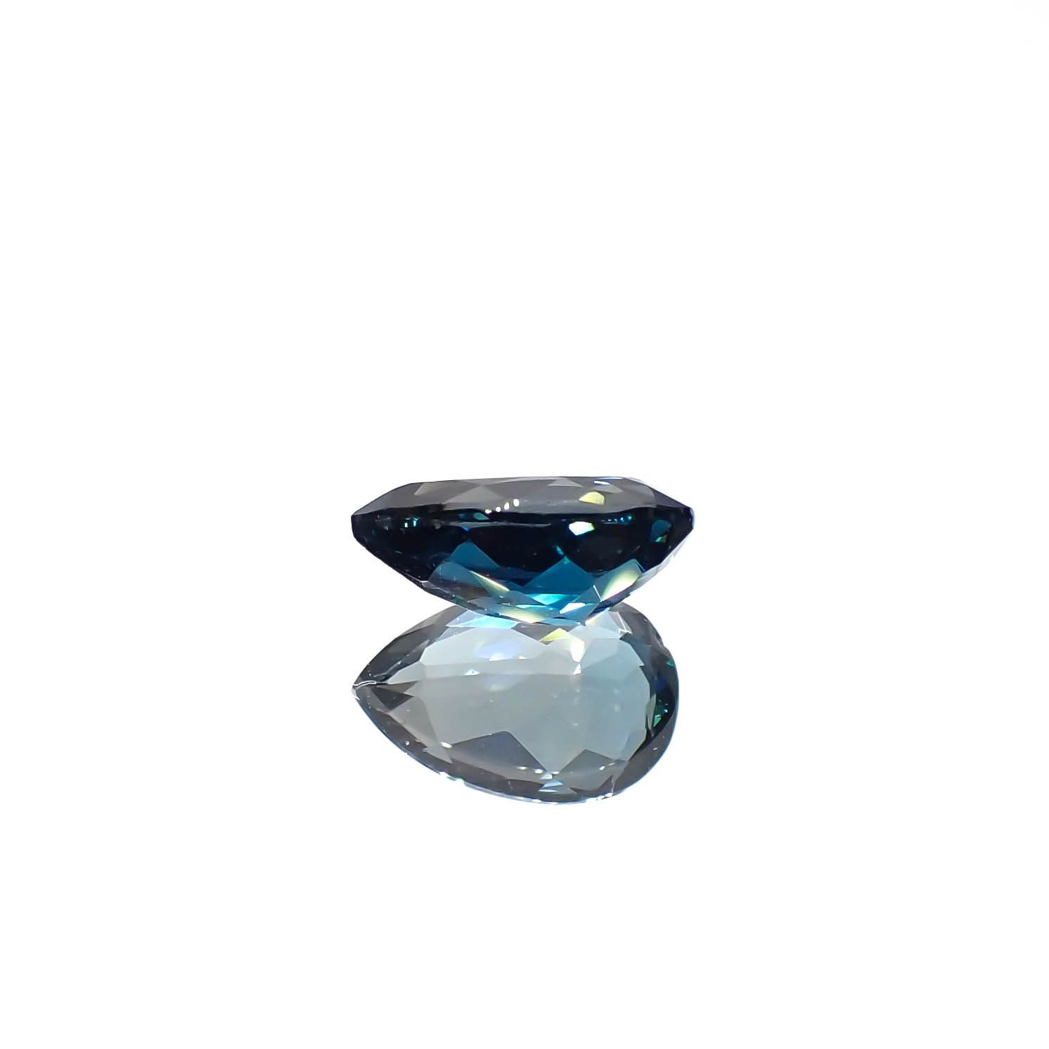 ロンドンブルートパーズ ブラジル産 1.53ct[240326804]8.8x6.1mm前後