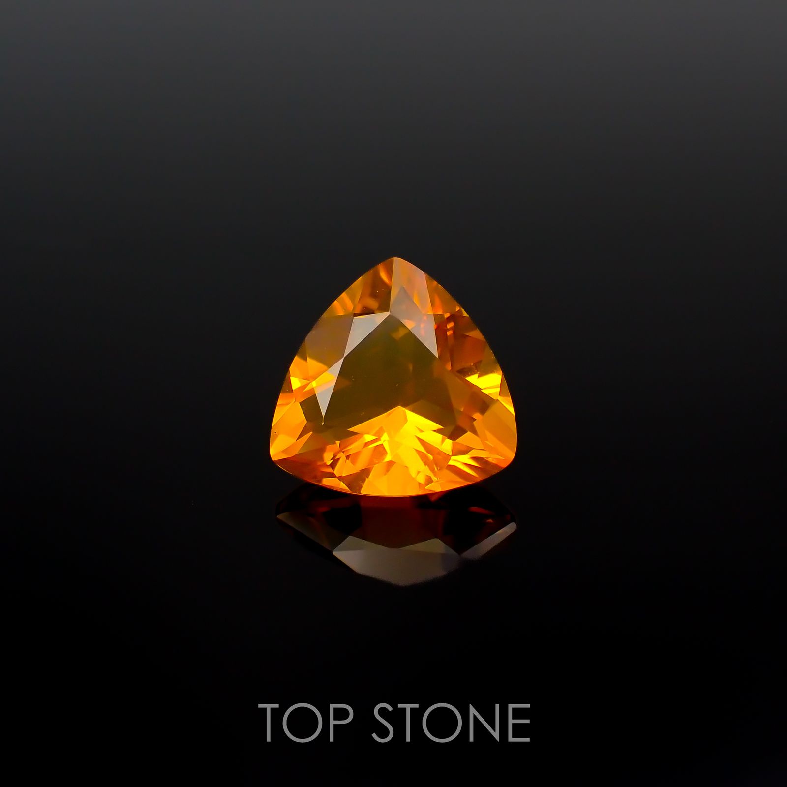 ファイヤーオパール メキシコ産 2.30ct[221018346]10.3x10.3mm前後