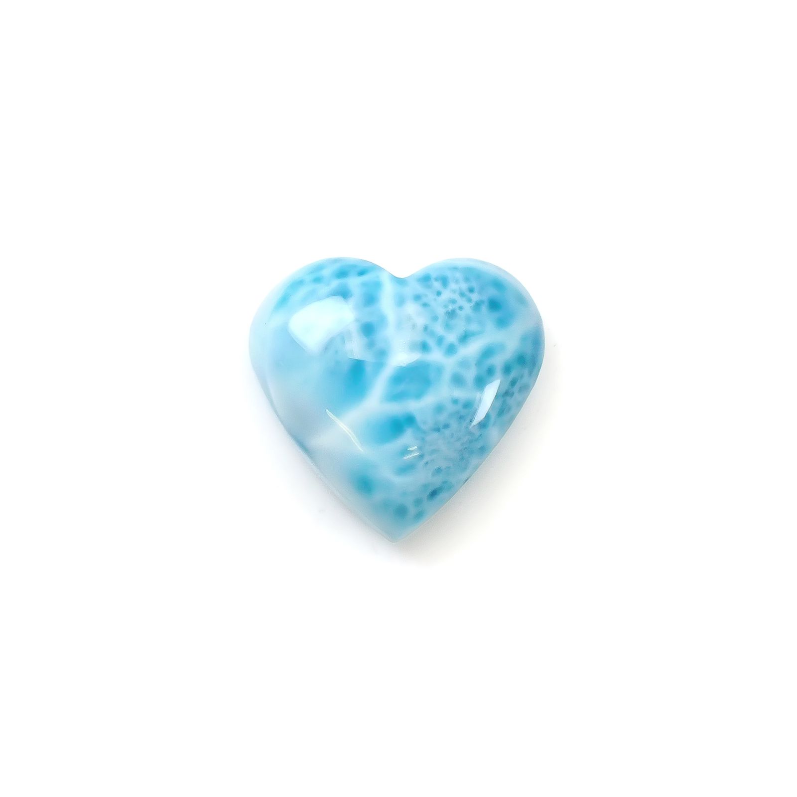 ラリマー(両面模様タイプ） ドミニカ共和国産 73.38ct [250630540]26.8x28.2mm前後