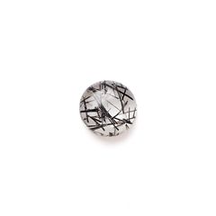 ブラックトルマリンインクォーツ ブラジル産 3.83ct[240427054]10.9x10.9mm前後