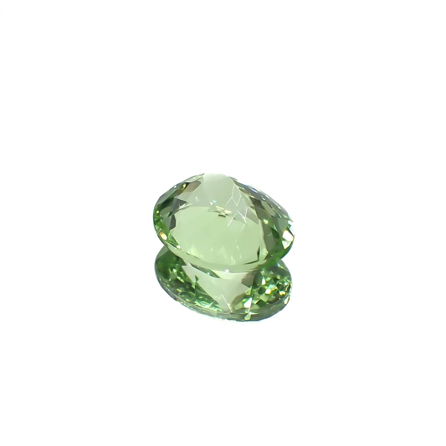 ペリドット(宝石名ペリドット)パキスタン/ノルウェー産 2.94ct 識別済[240728519]10x8.1mm前後