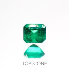 エメラルド(宝石名エメラルド) コロンビア産 0.13ct 識別済[201912837]3.2×2.6mm前後