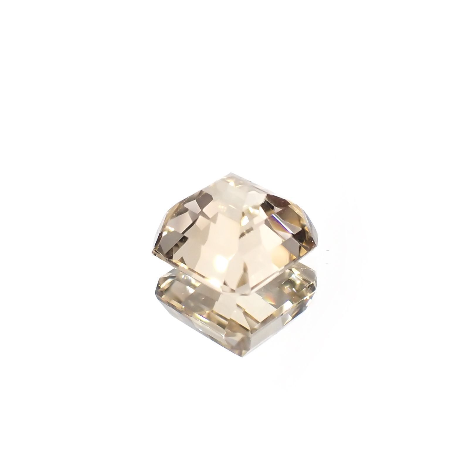ゴールデンフェナカイト(宝石名イエロー・フェナカイト)ブラジル産 3.170ct ソ付(彩珠)[241018528]8.3x8.3mm前後