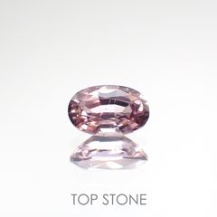 ピンクダイアスポア(宝石名ダイアスポア) アフガニスタン産 0.740ct ソ付(日独)[210912431]6.8×4.3mm前後
