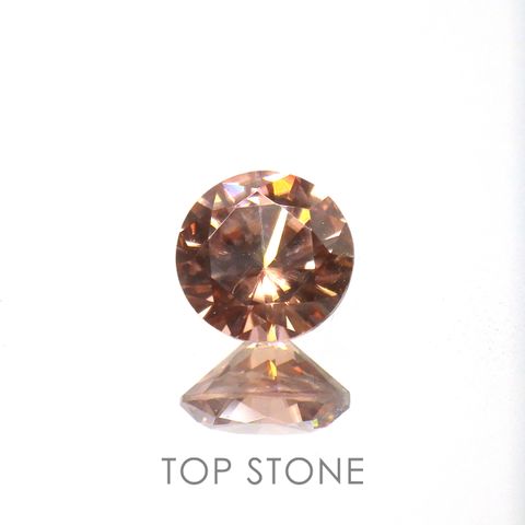 ライトピンクジルコン(宝石名ジルコン)スリランカ/カンボジア産 0.67ct 識別済[220716986]5x4.9mm前後