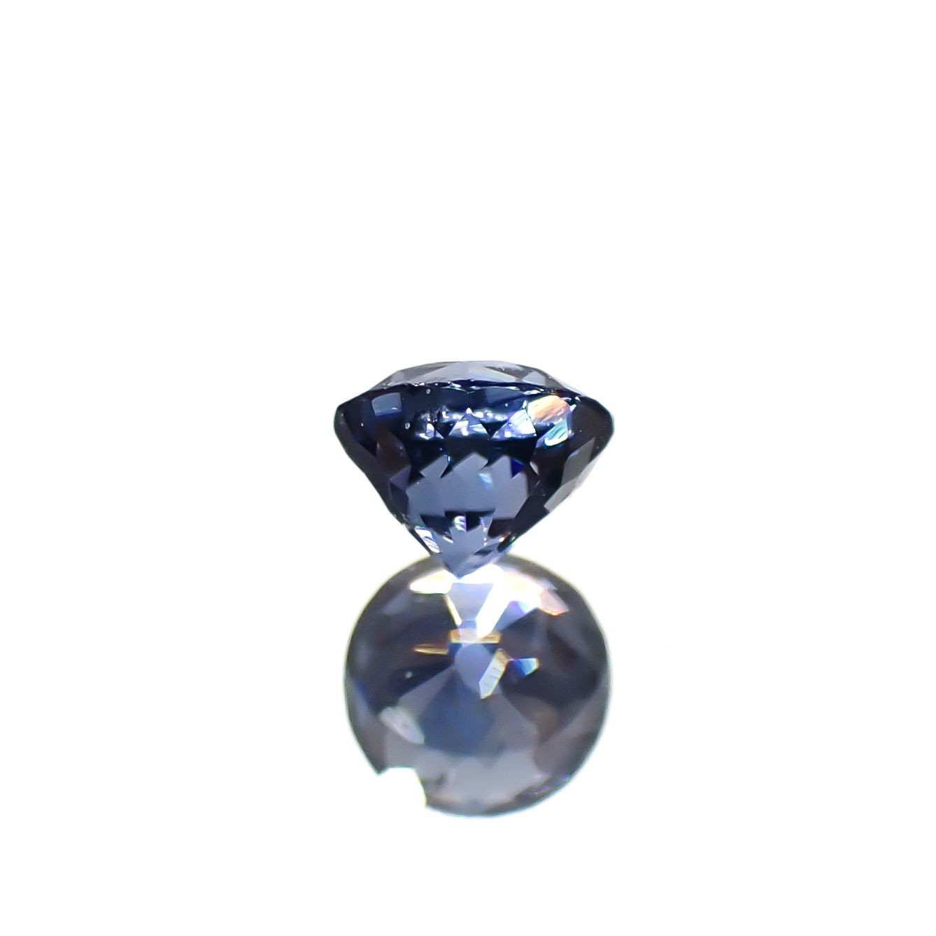コバルトブルースピネル(宝石名ブルー・スピネル)タンザニア産 0.243ct ソ付(日独)[240928996]3.63x3.68mm前後