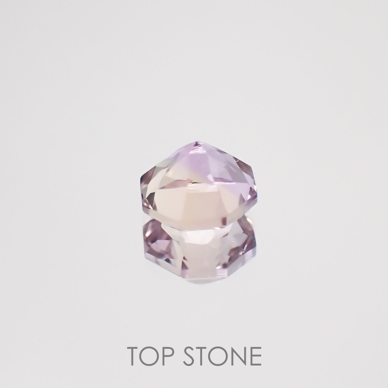 ◇オクタゴンカット◇アメトリンSA ブラジル産 ルース 0.55ct[210611051]5.1×5.1mm前後